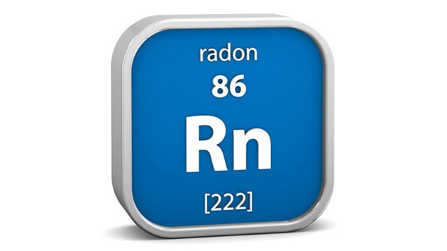 radon gas element